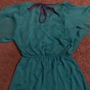Teal express dress